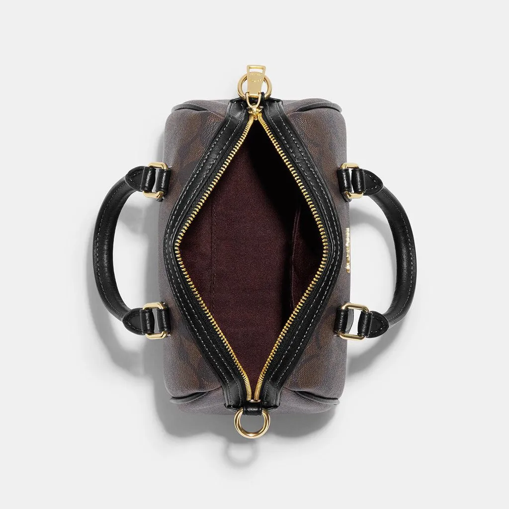 C.O.A.C.H Mini Rowan Crossbody In Signature Canvas