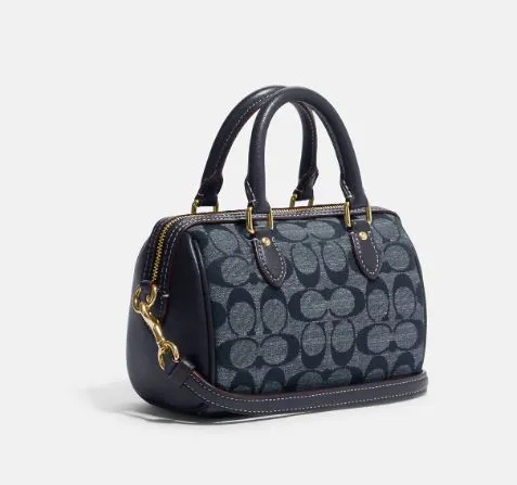C.O.A.C.H Mini Rowan Crossbody In Signature Canvas