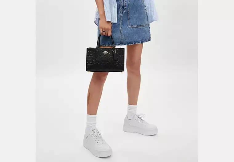C.O.A.C.H Nina Small Tote Bag In Signature Leather