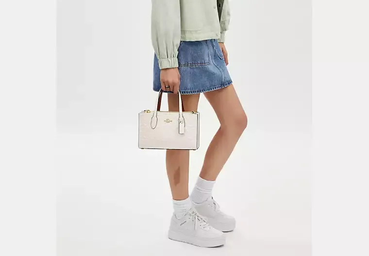 C.O.A.C.H Nina Small Tote Bag In Signature Leather