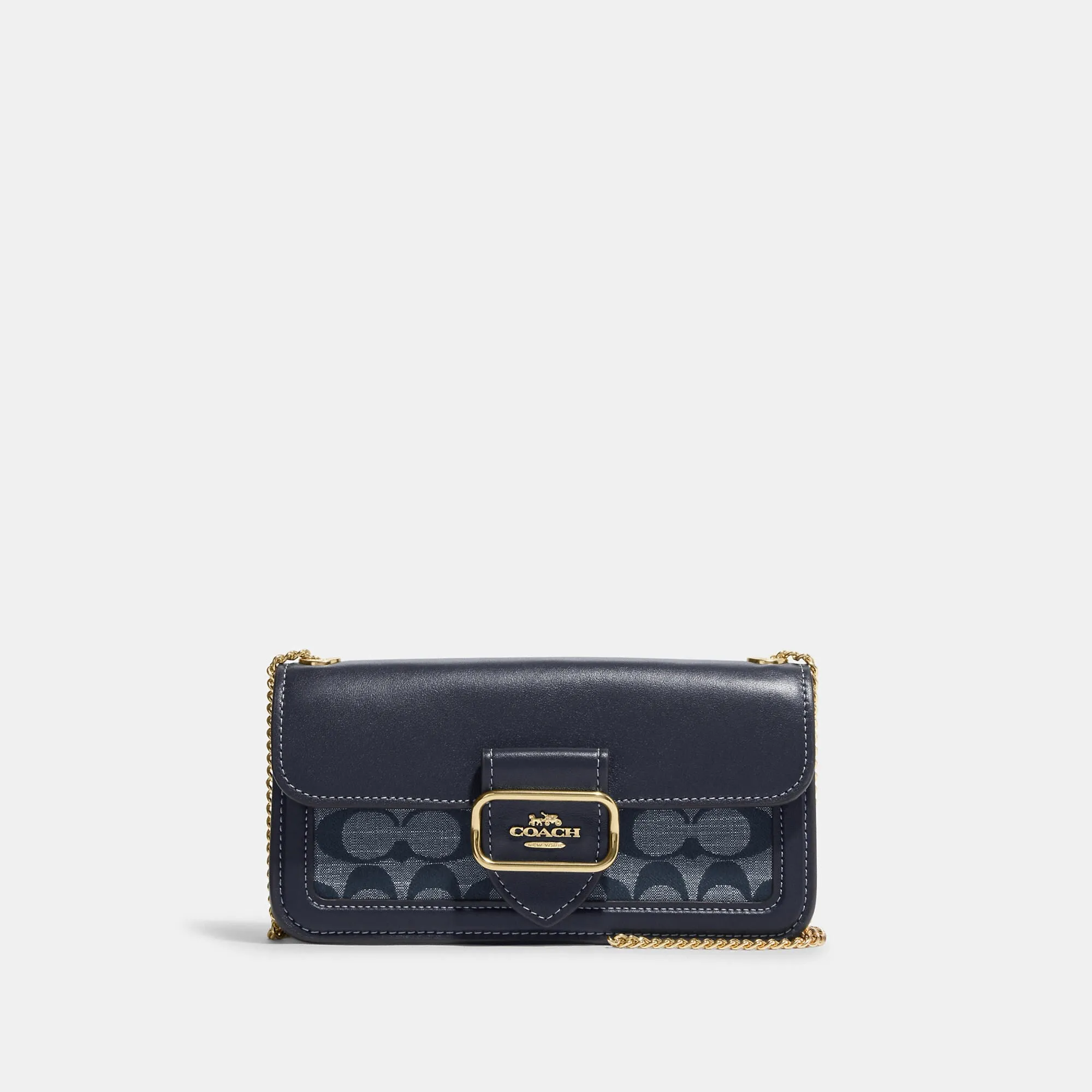 Coach Outlet Morgan Crossbody In Signature Chambray