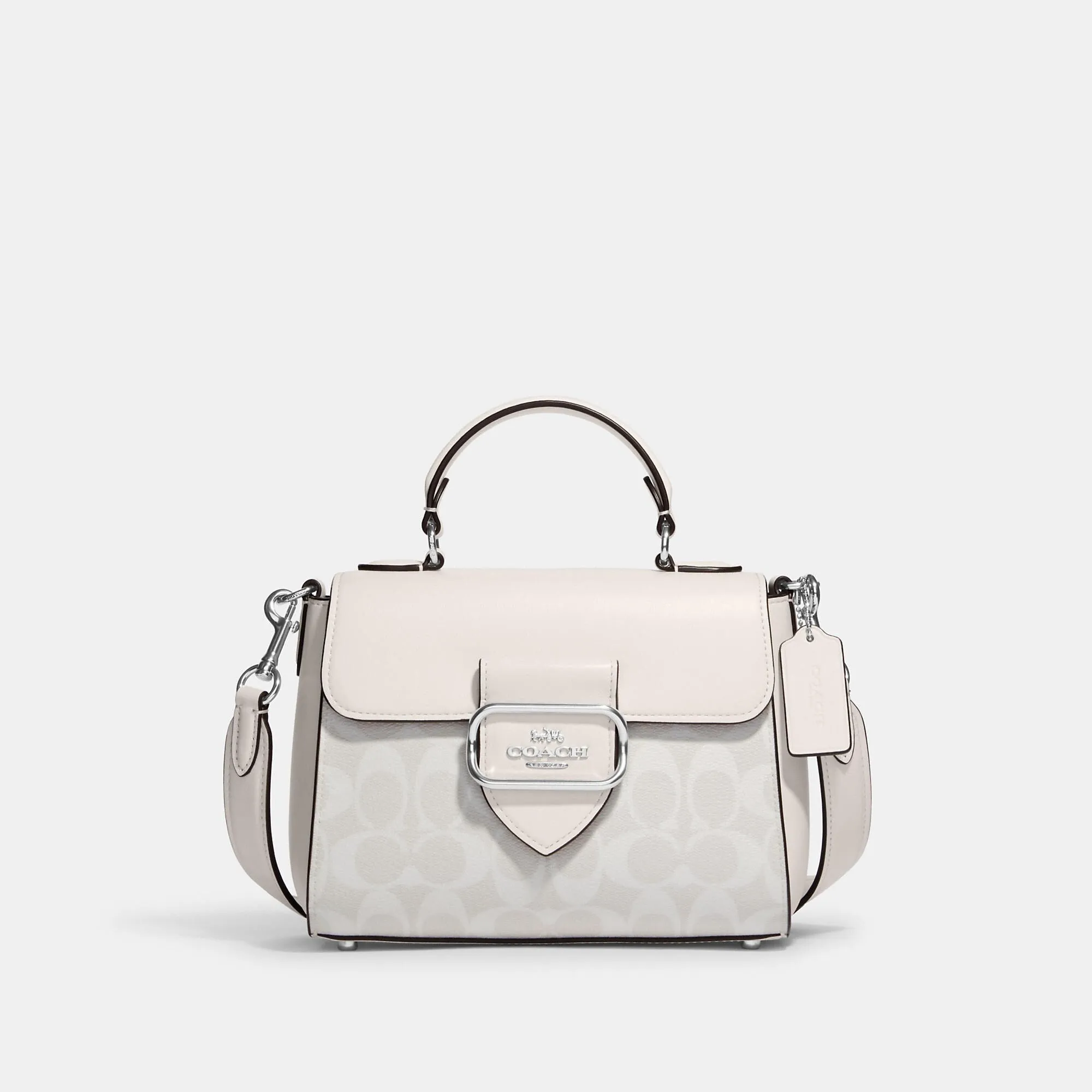 Coach Outlet Morgan Top Handle Satchel In Signature Canvas