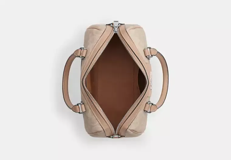 C.O.A.C.H Rowan Satchel Bag In Signature Canvas