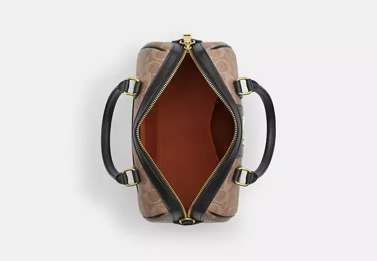 C.O.A.C.H Rowan Satchel Bag In Signature Canvas