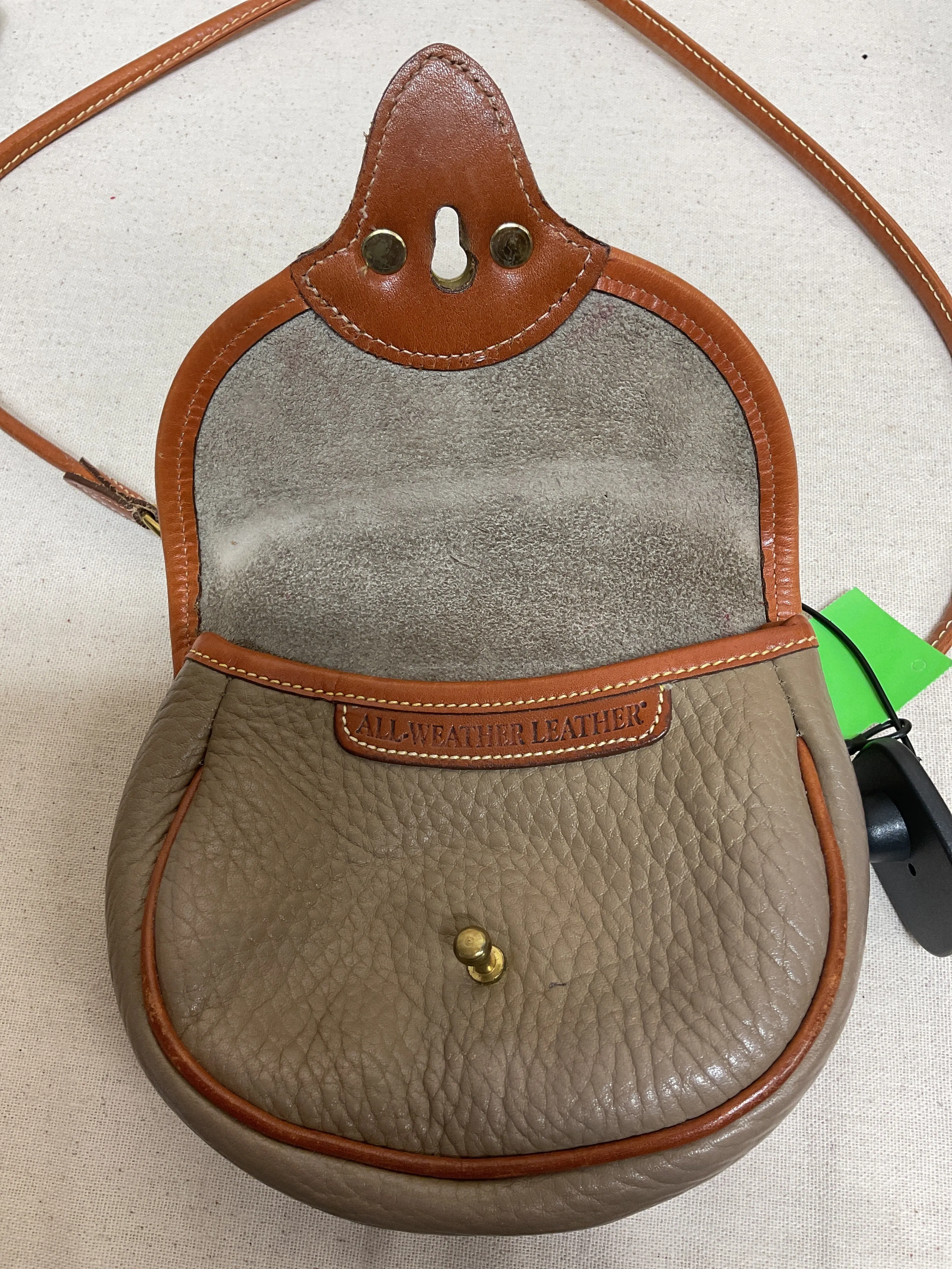 Crossbody Designer By Dooney And Bourke In Taupe, Size:Small
