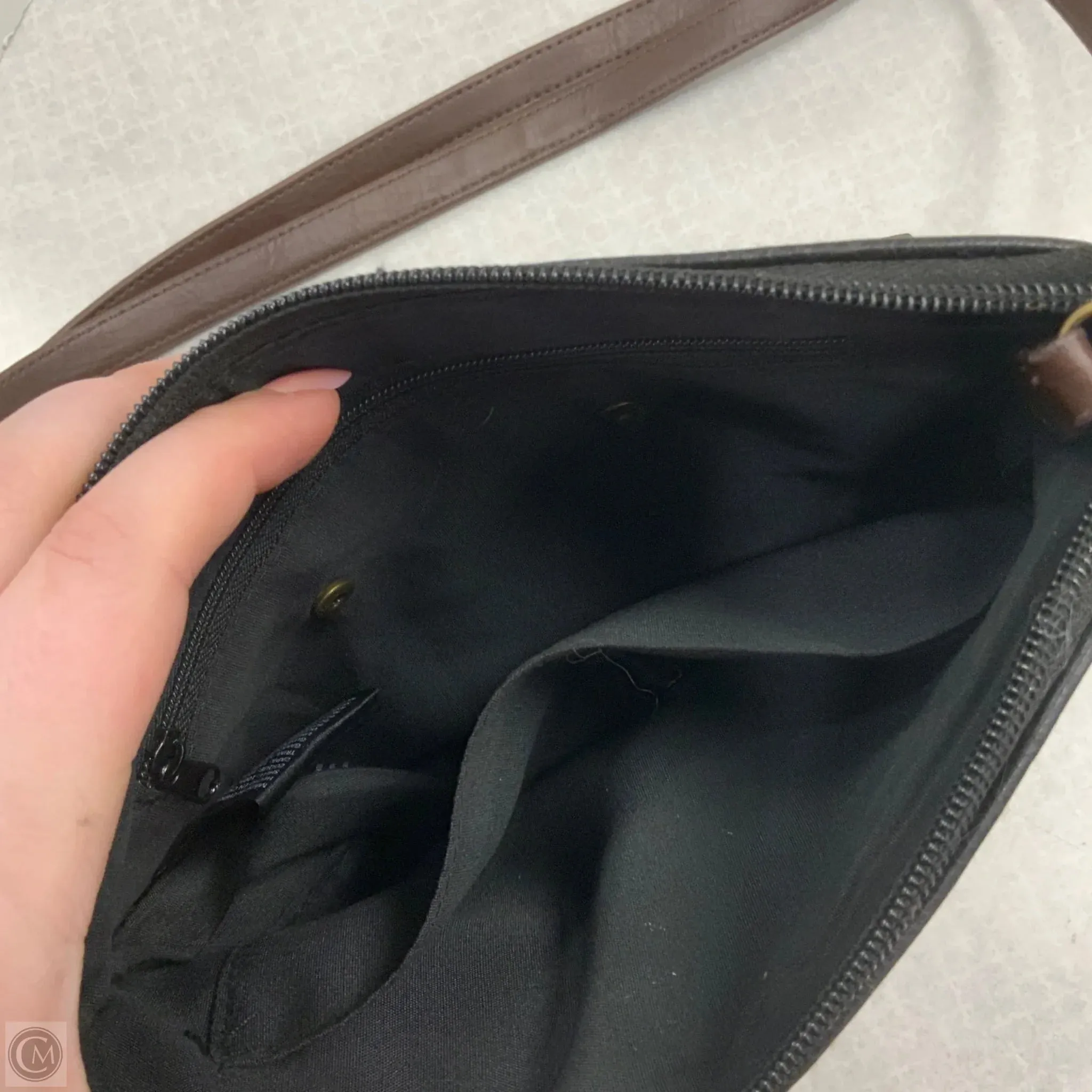 Crossbody Leather By Stone&Co, Size: Medium