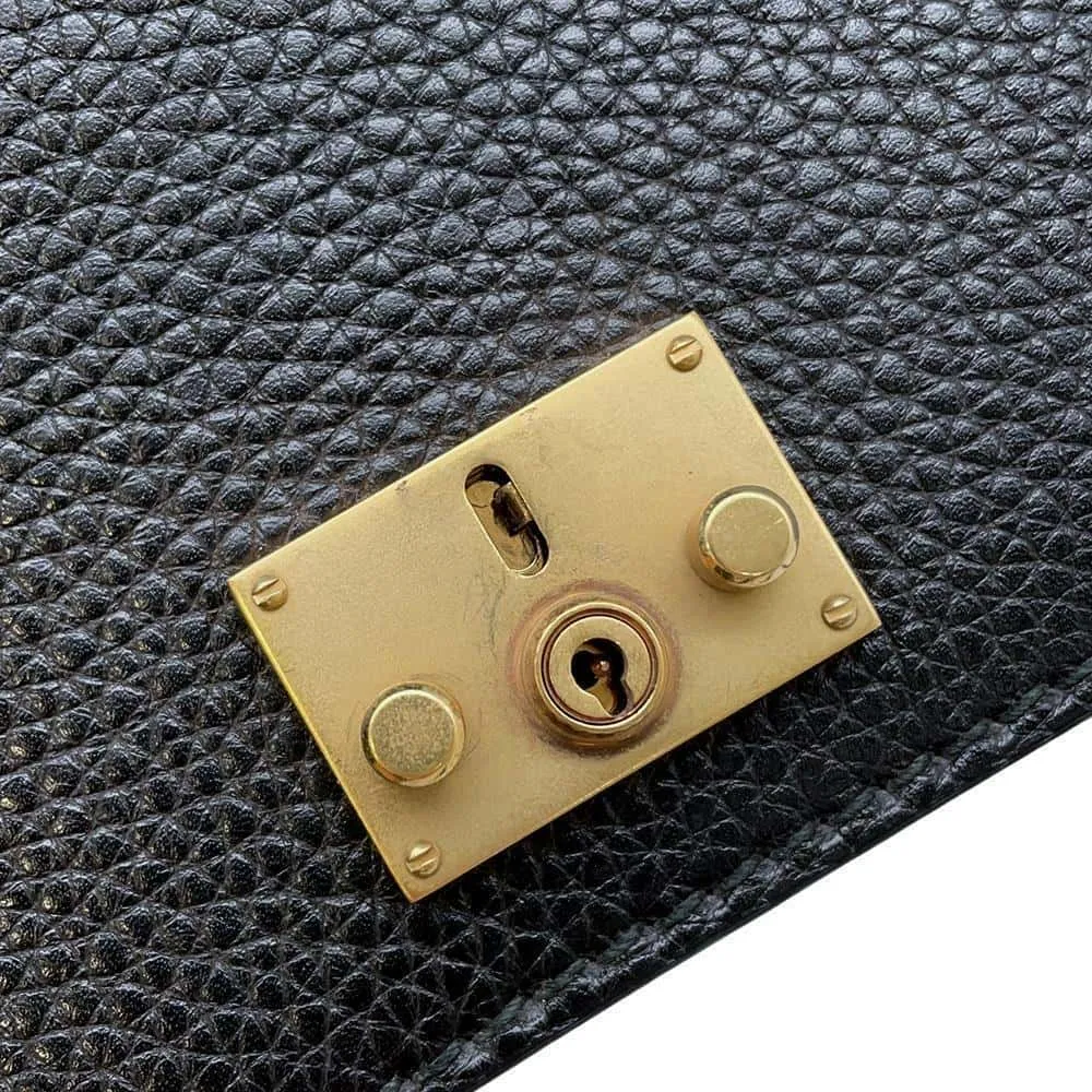 Dior Addict ClutchPouch Black Leather