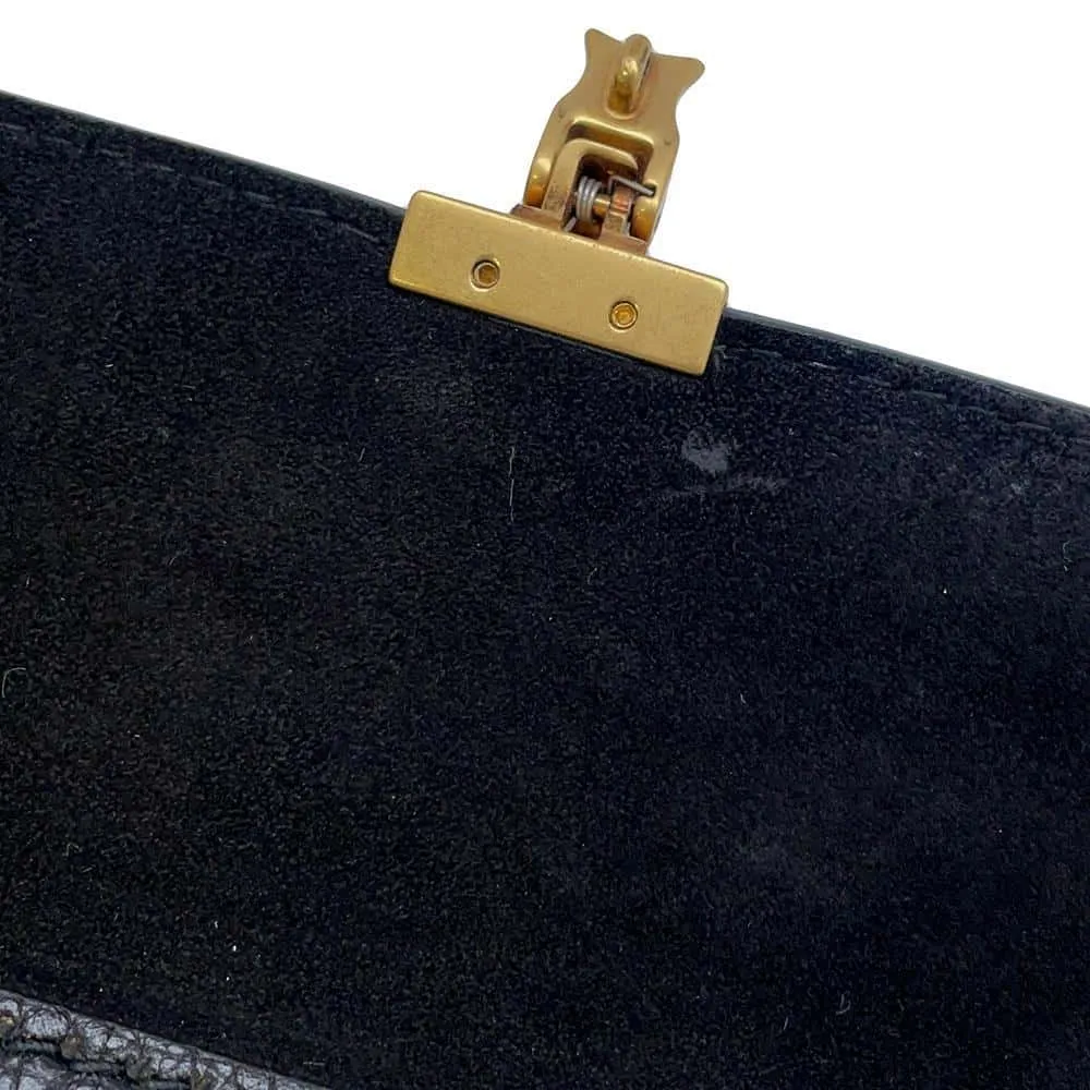 Dior Addict ClutchPouch Black Leather