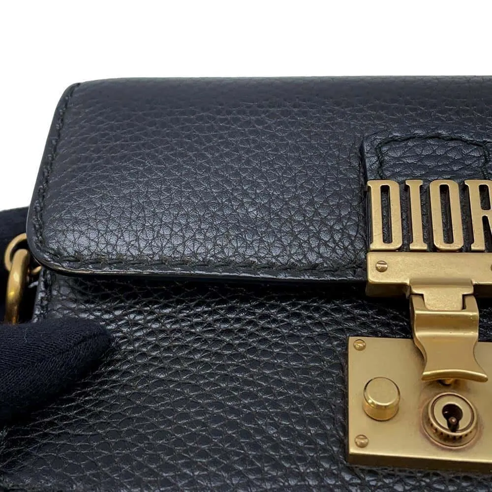 Dior Addict ClutchPouch Black Leather