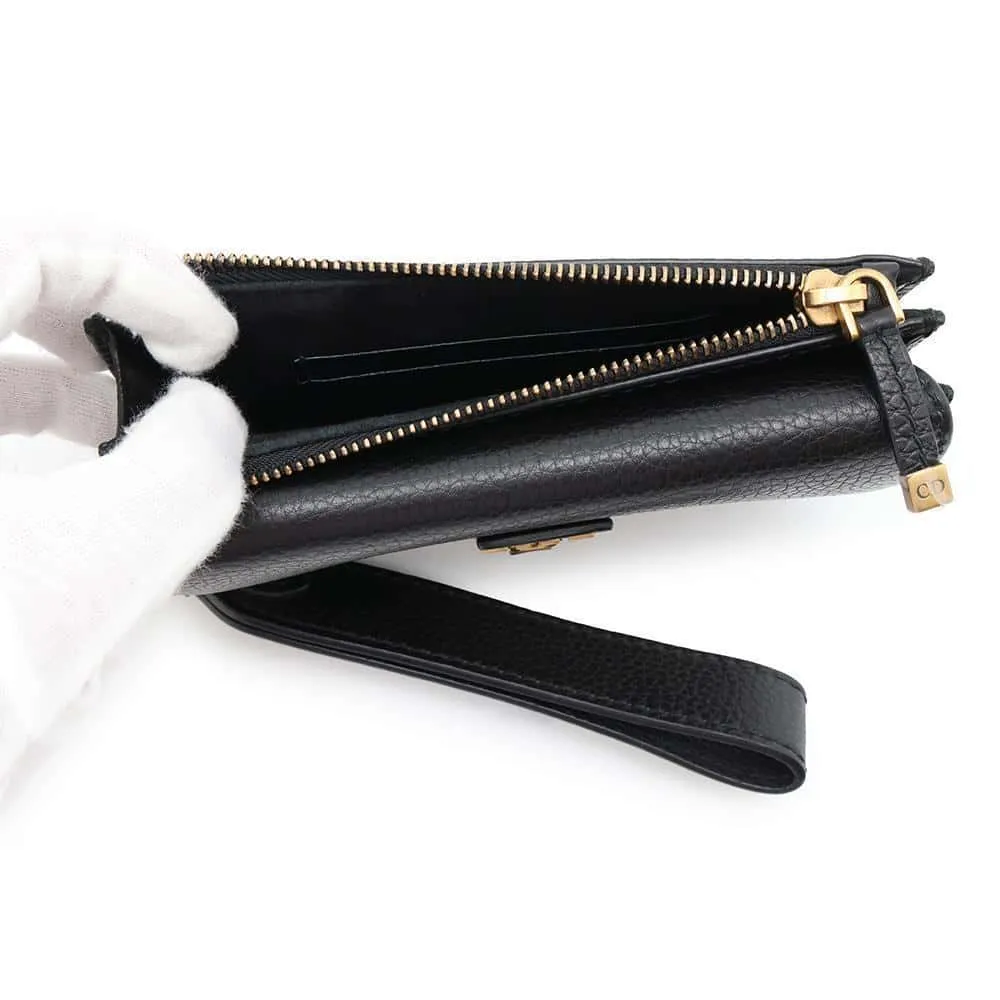 Dior Addict ClutchPouch Black Leather