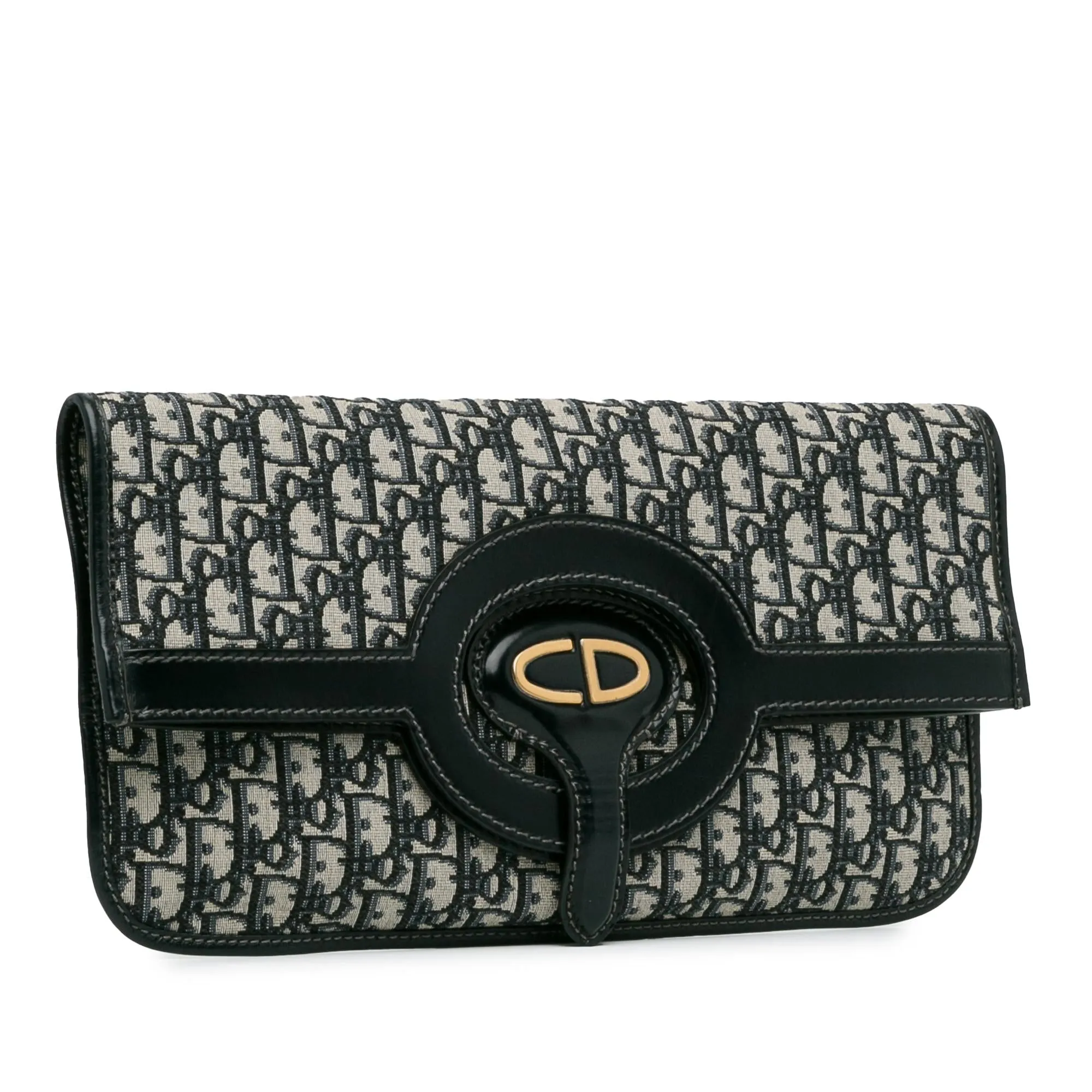 Dior Oblique Fold Over Clutch (SHG-DUlOna)