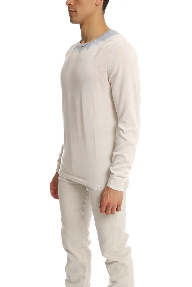 Dip Dye Crew Pure Cloud