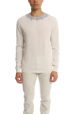 Dip Dye Crew Pure Cloud