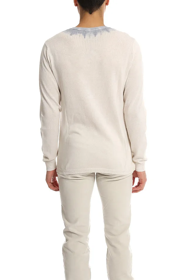Dip Dye Crew Pure Cloud