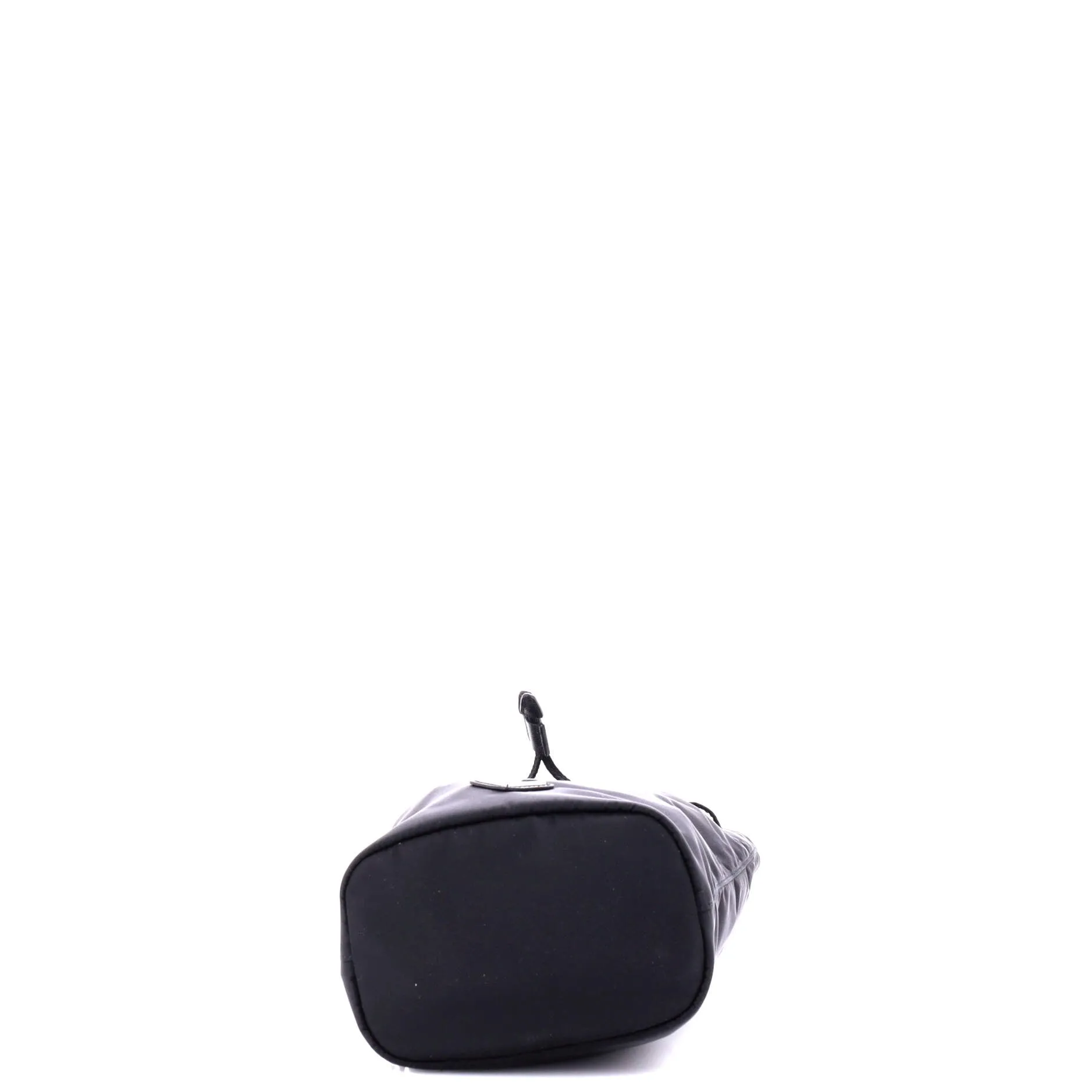 Drawstring Wristlet Bucket Bag Tessuto Small