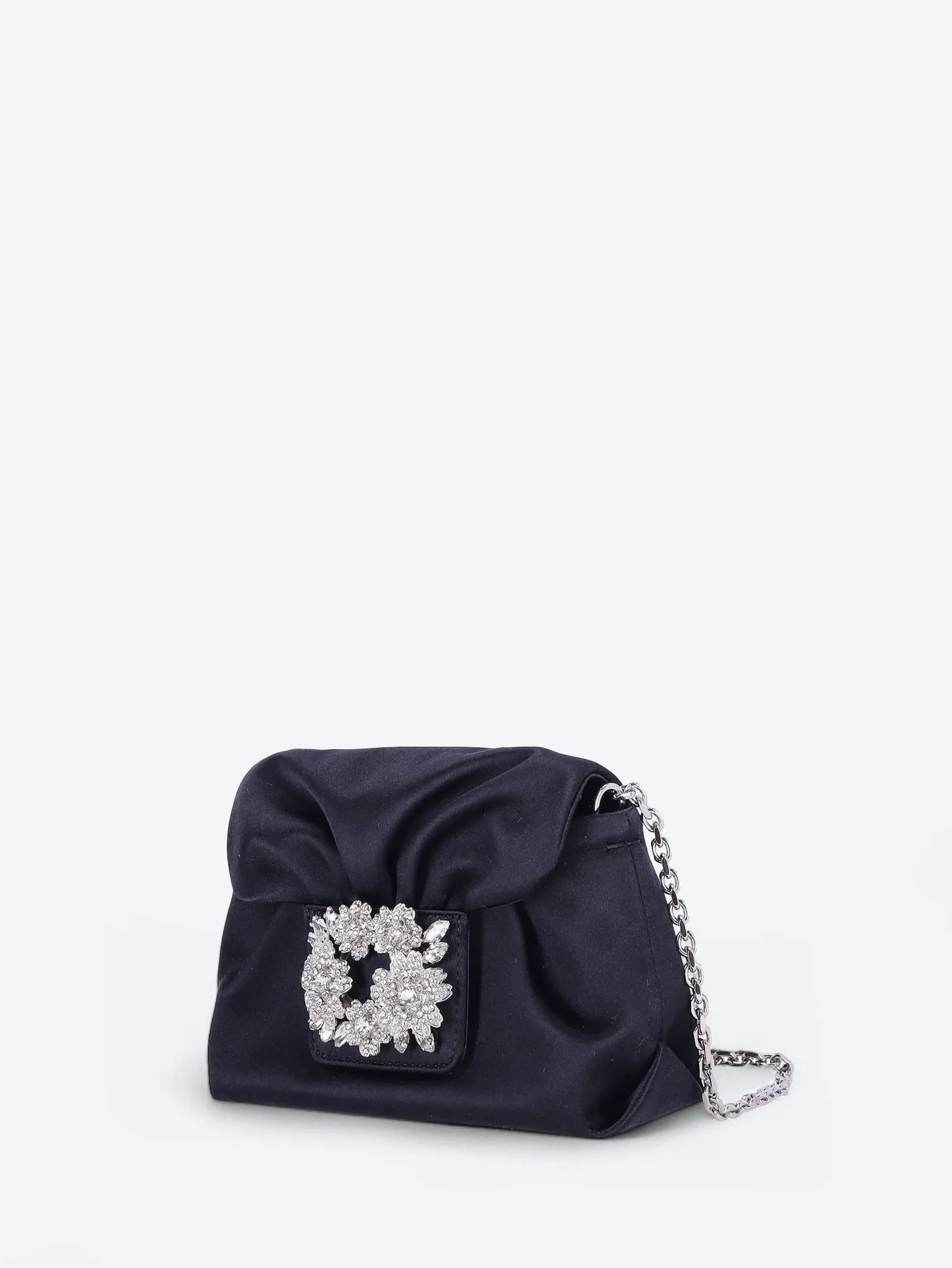 Efflorescence Micro Clutch in satin