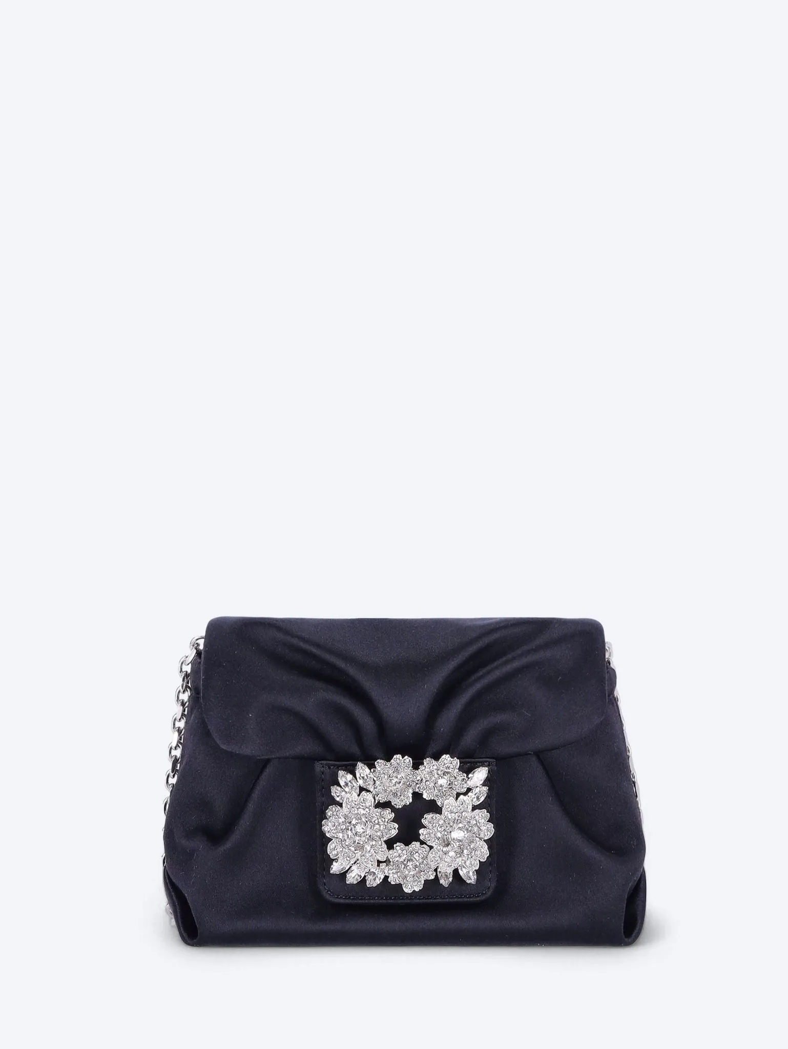 Efflorescence Micro Clutch in satin