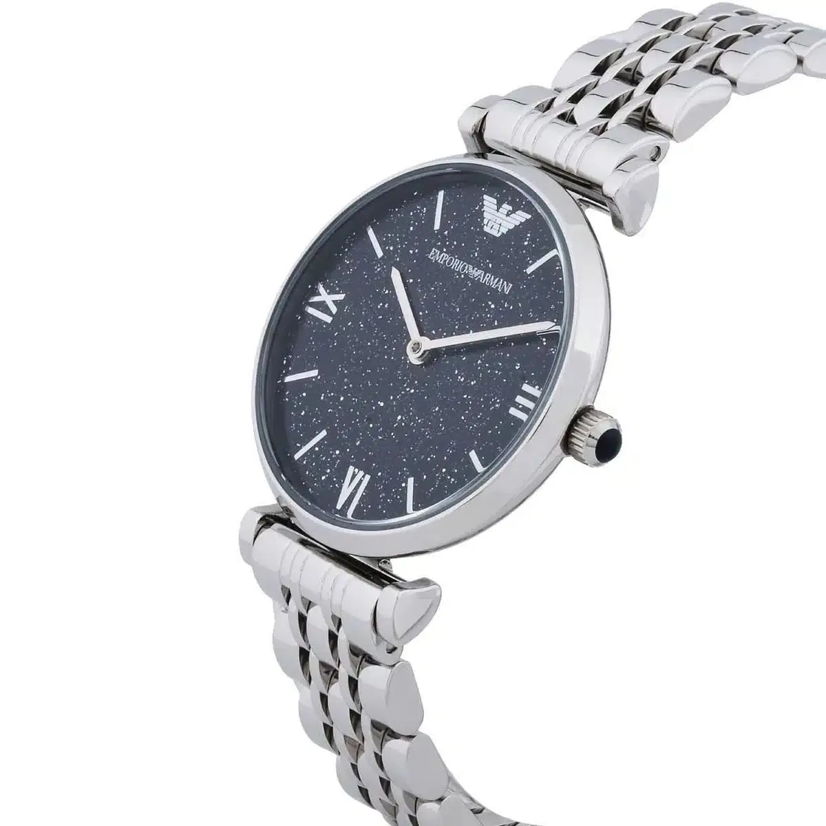 E.m.p.o.r.i.o A.r.m.a.n.i Two-Hand Stainless Steel Watch
