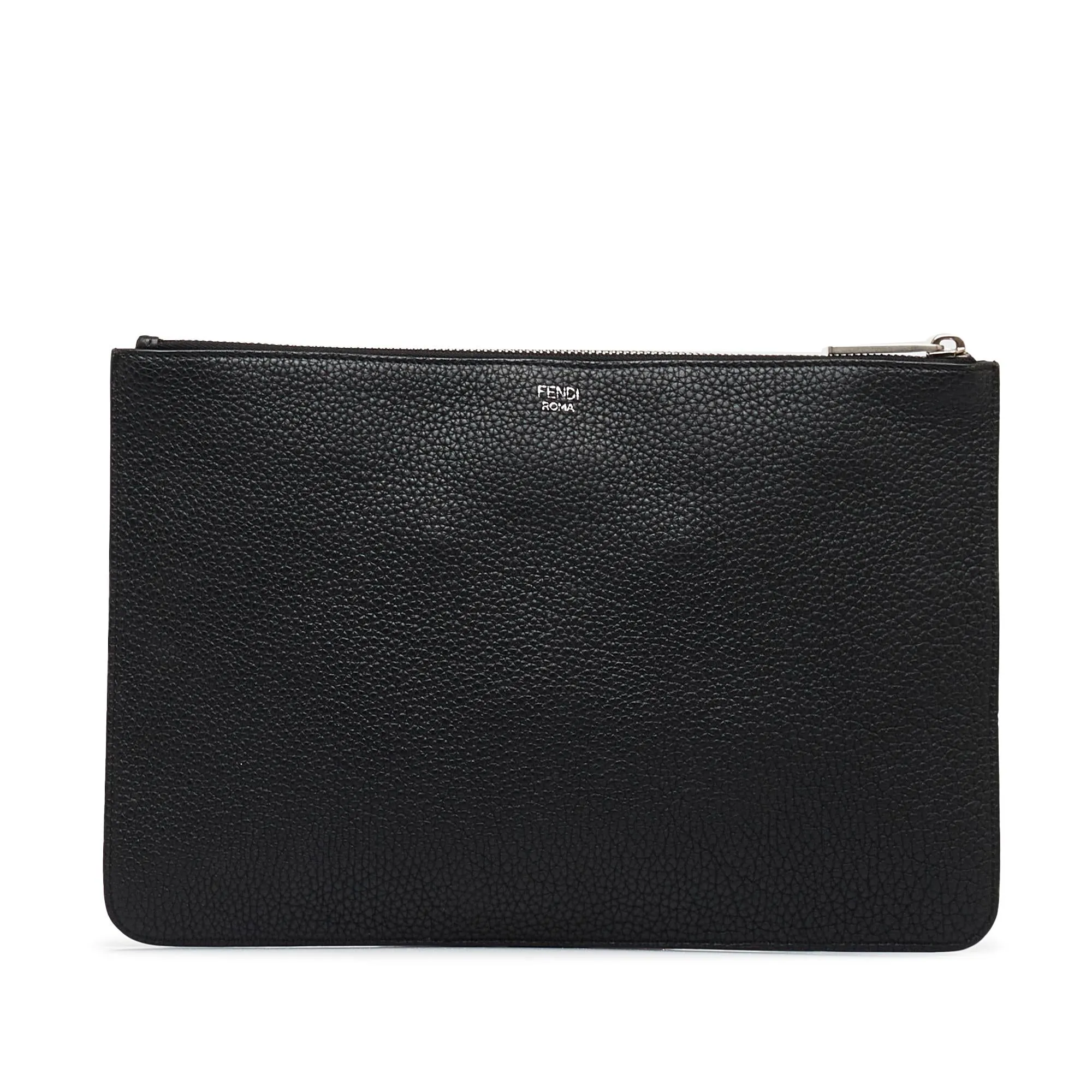 Fendi Faces Zip Clutch (SHG-s4AsdX)