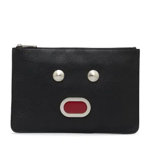 Fendi Faces Zip Clutch (SHG-s4AsdX)