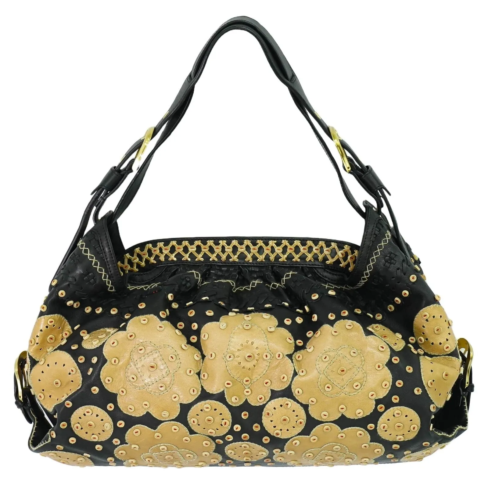 Fendi Hobo Leather Shoulder Bag (Pre-Owned)
