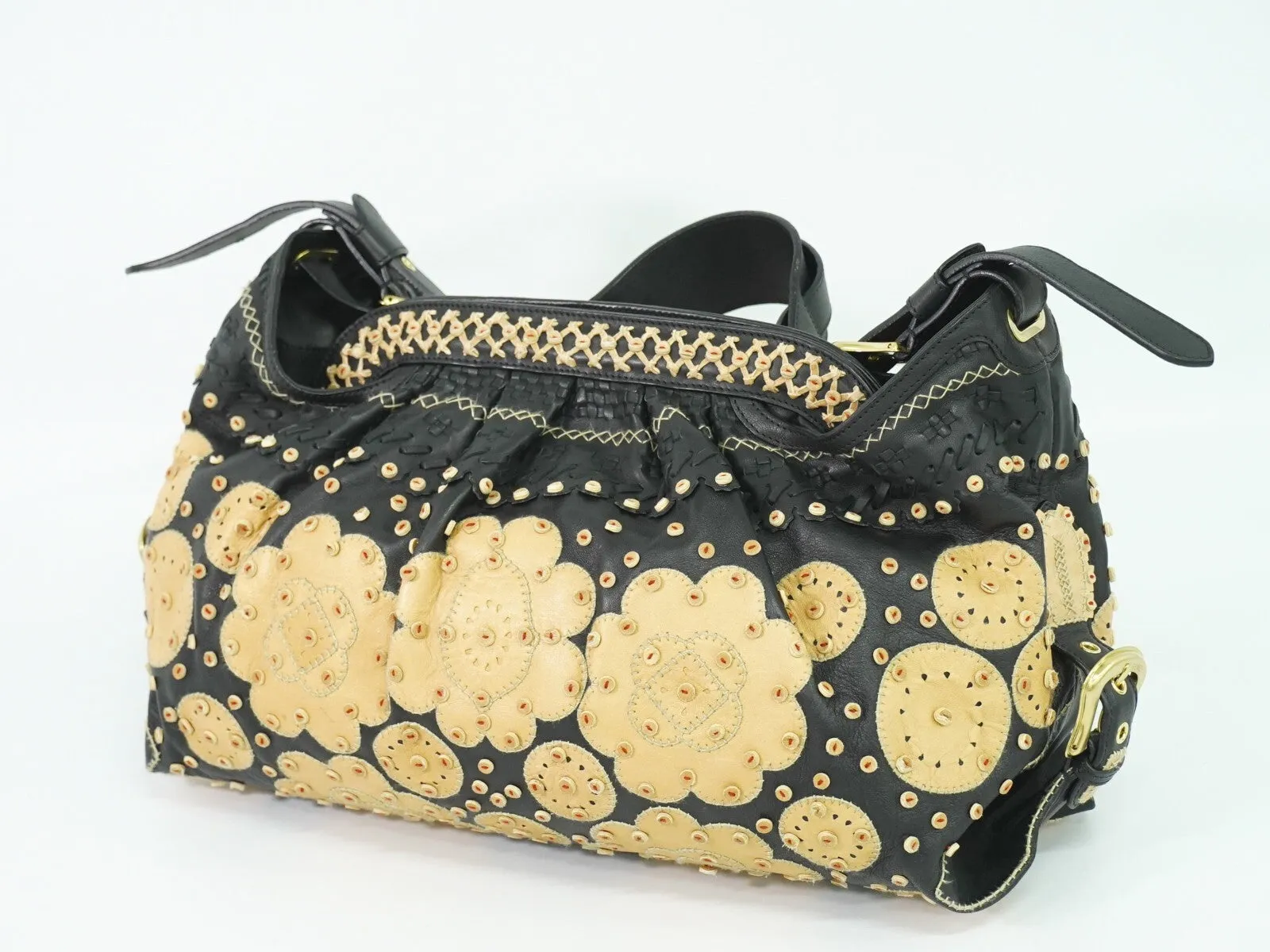 Fendi Hobo Leather Shoulder Bag (Pre-Owned)