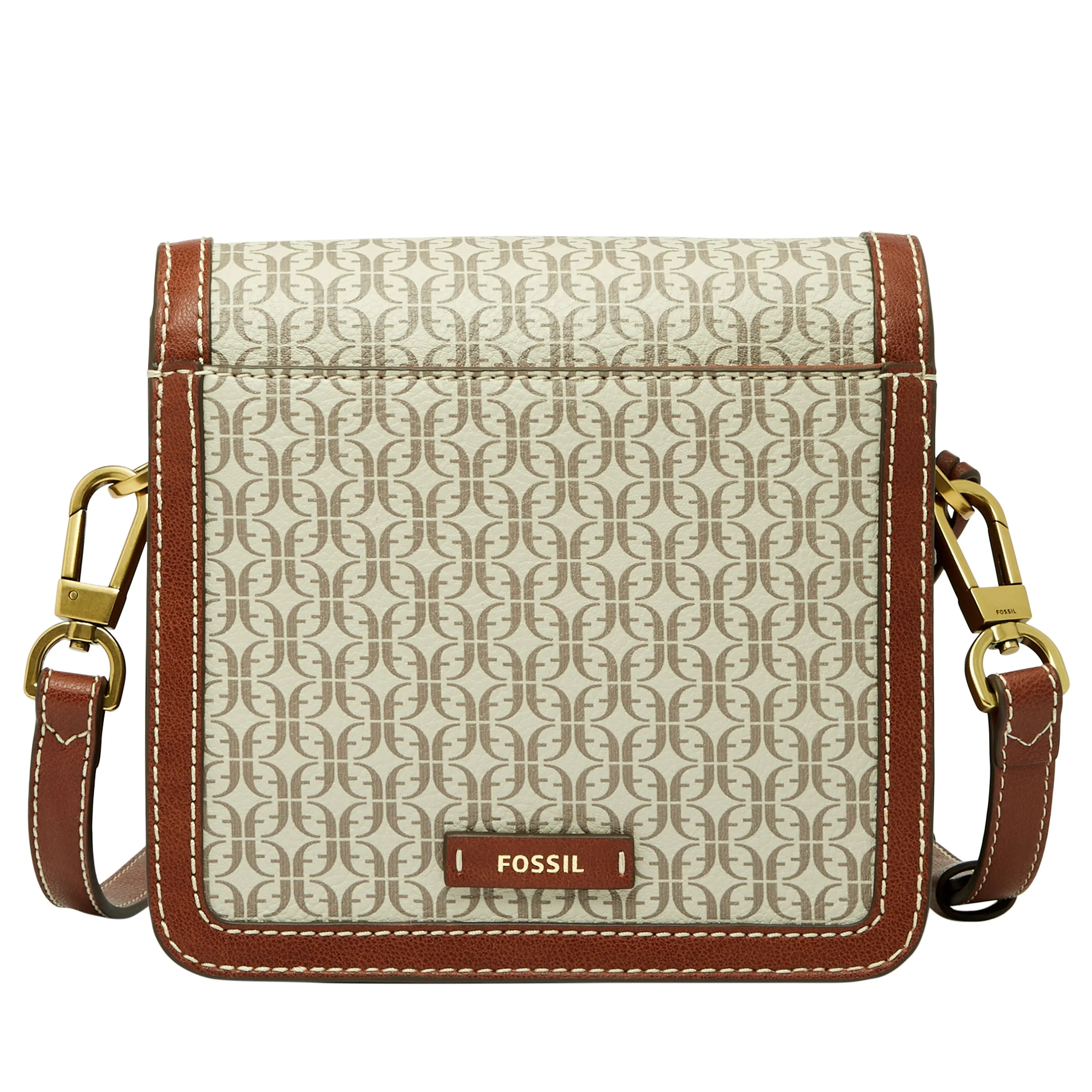 Fossil Women's Ainsley Printed PVC Small Flap Crossbody
