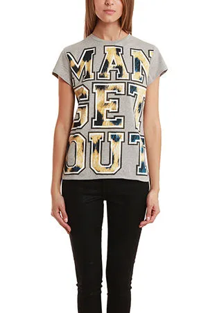 Grey Etre Ceclle Man Get Out Tee