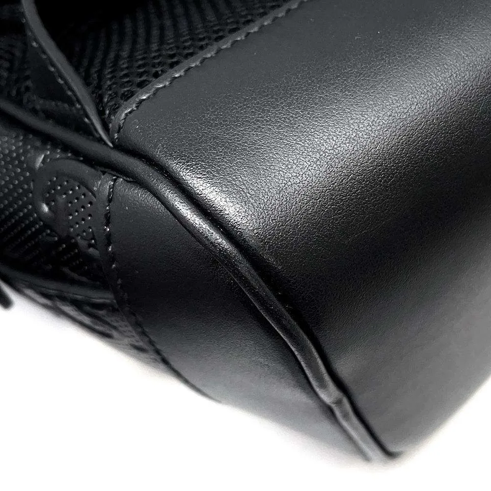 GUCCI GG Embossed Backpack Black 658579 Leather