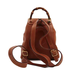 Gucci Leather Bamboo Mini Backpack