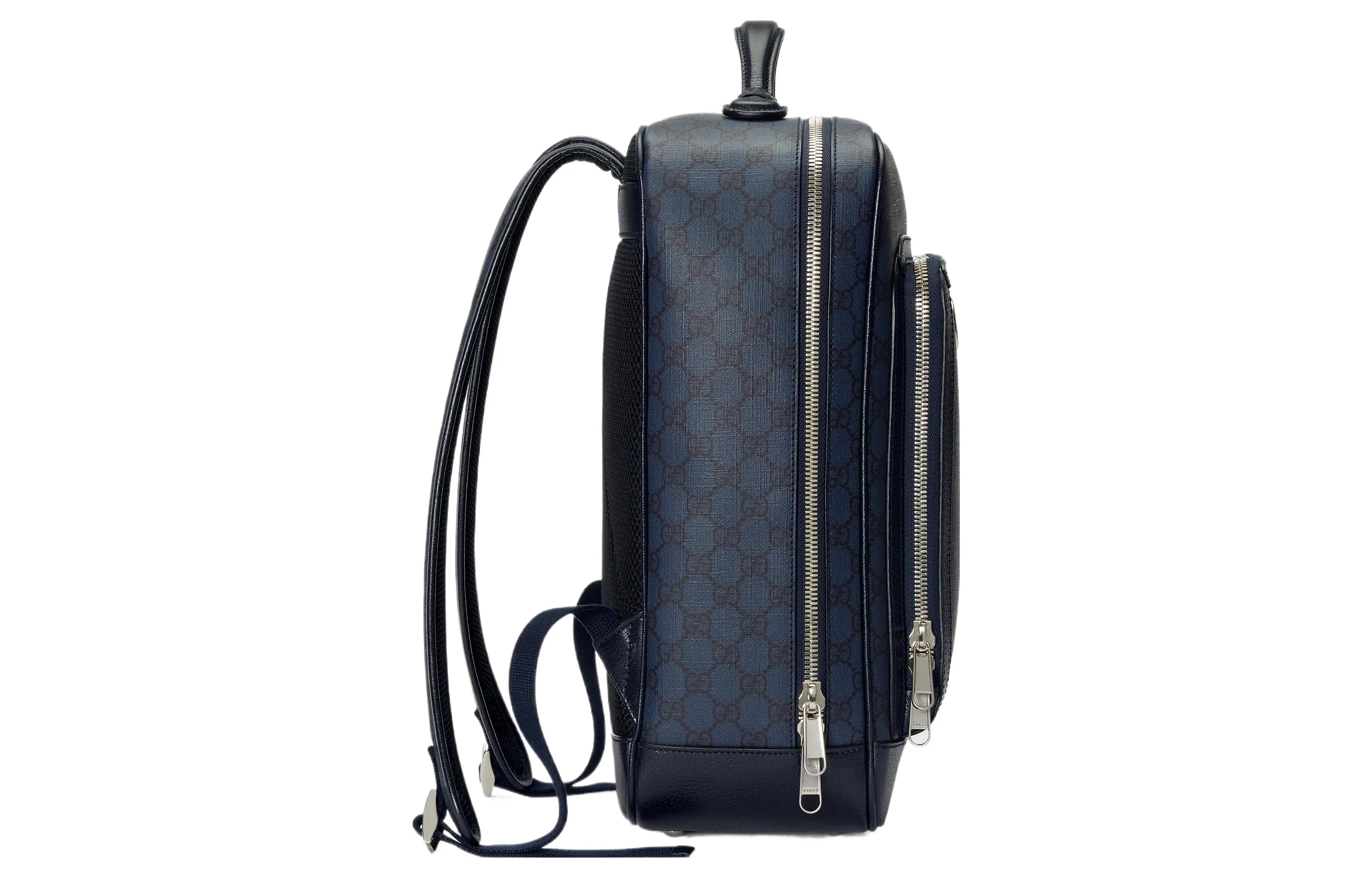 Gucci Mini GG Canvas Medium Backpack 'Blue Black' 745718-FACCQ-8443