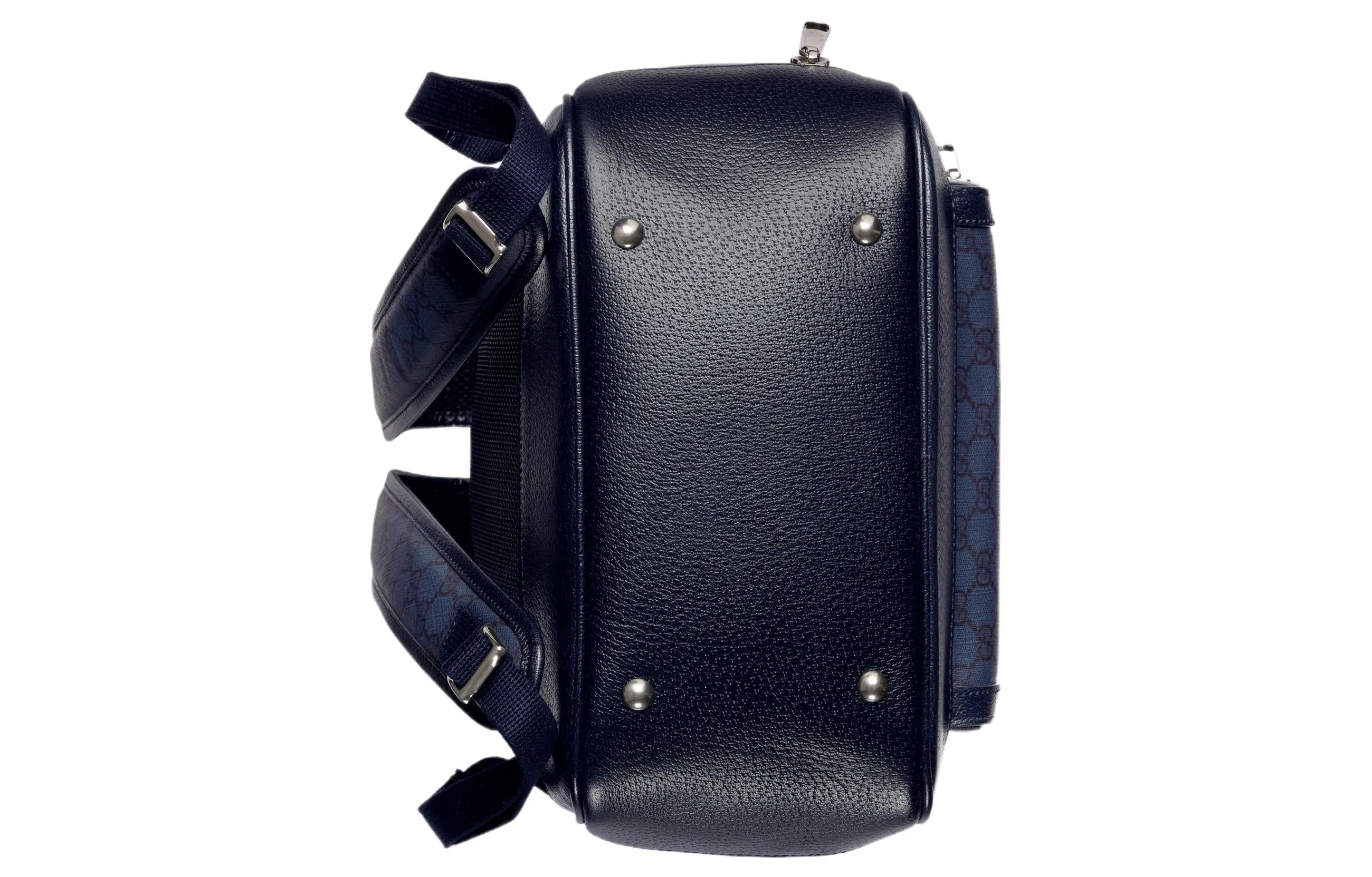 Gucci Mini GG Canvas Medium Backpack 'Blue Black' 745718-FACCQ-8443