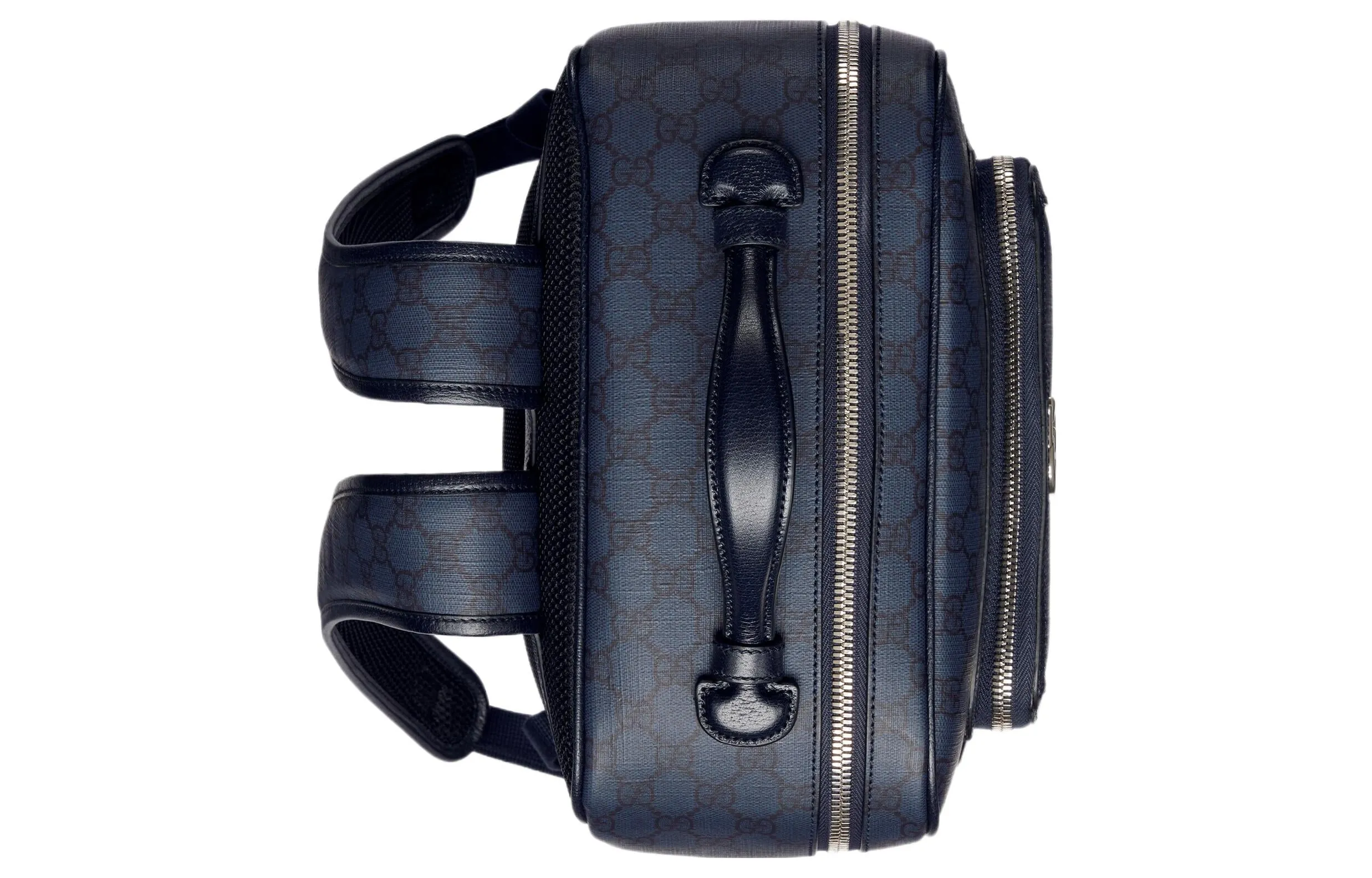 Gucci Mini GG Canvas Medium Backpack 'Blue Black' 745718-FACCQ-8443