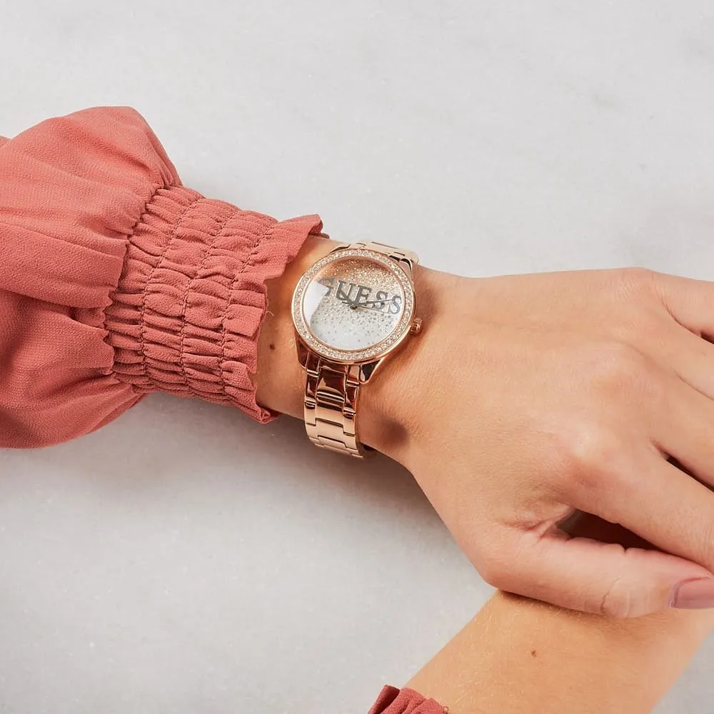G.U.E.S.S  Women Watch Glitter Girl