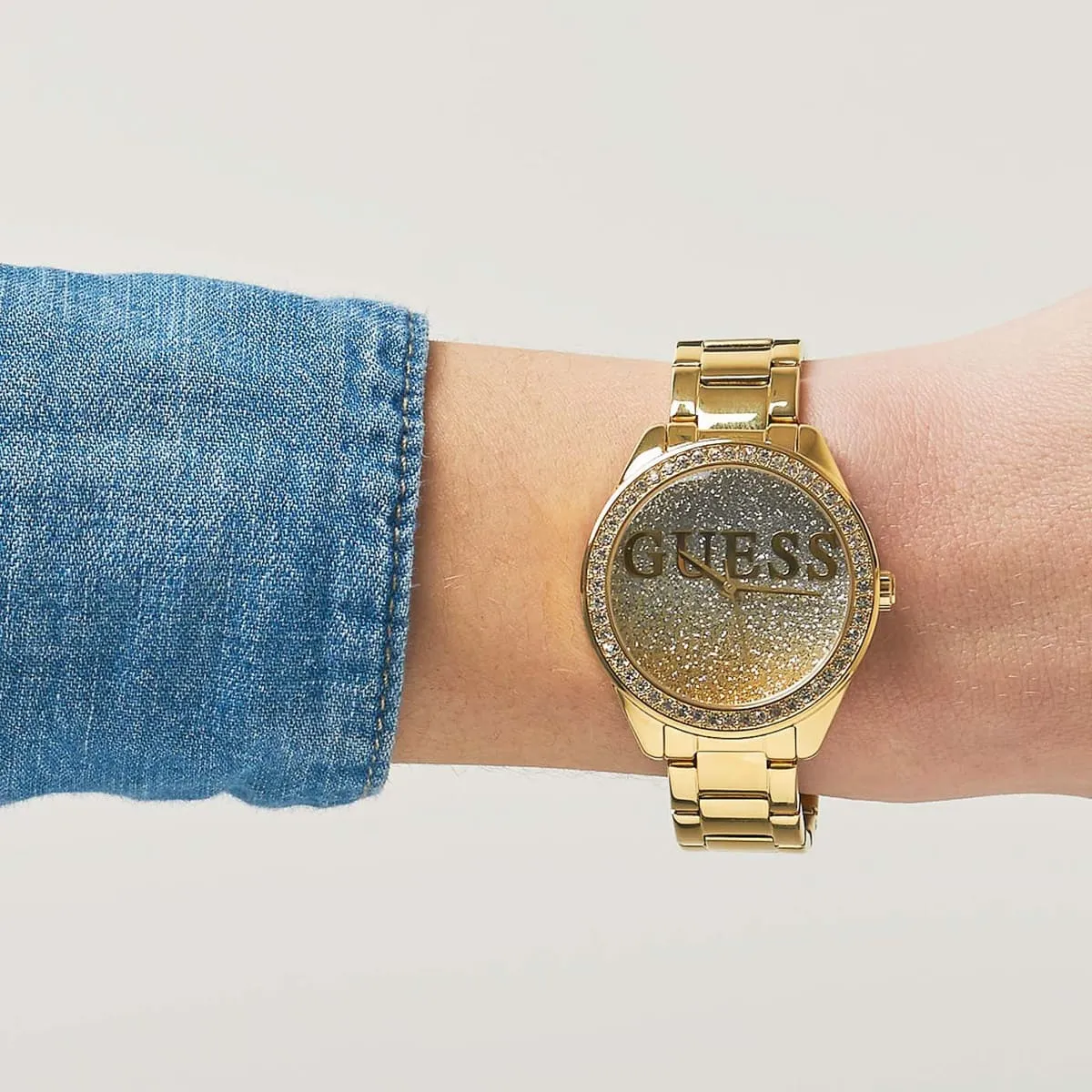 G.U.E.S.S  Women Watch Glitter Girl