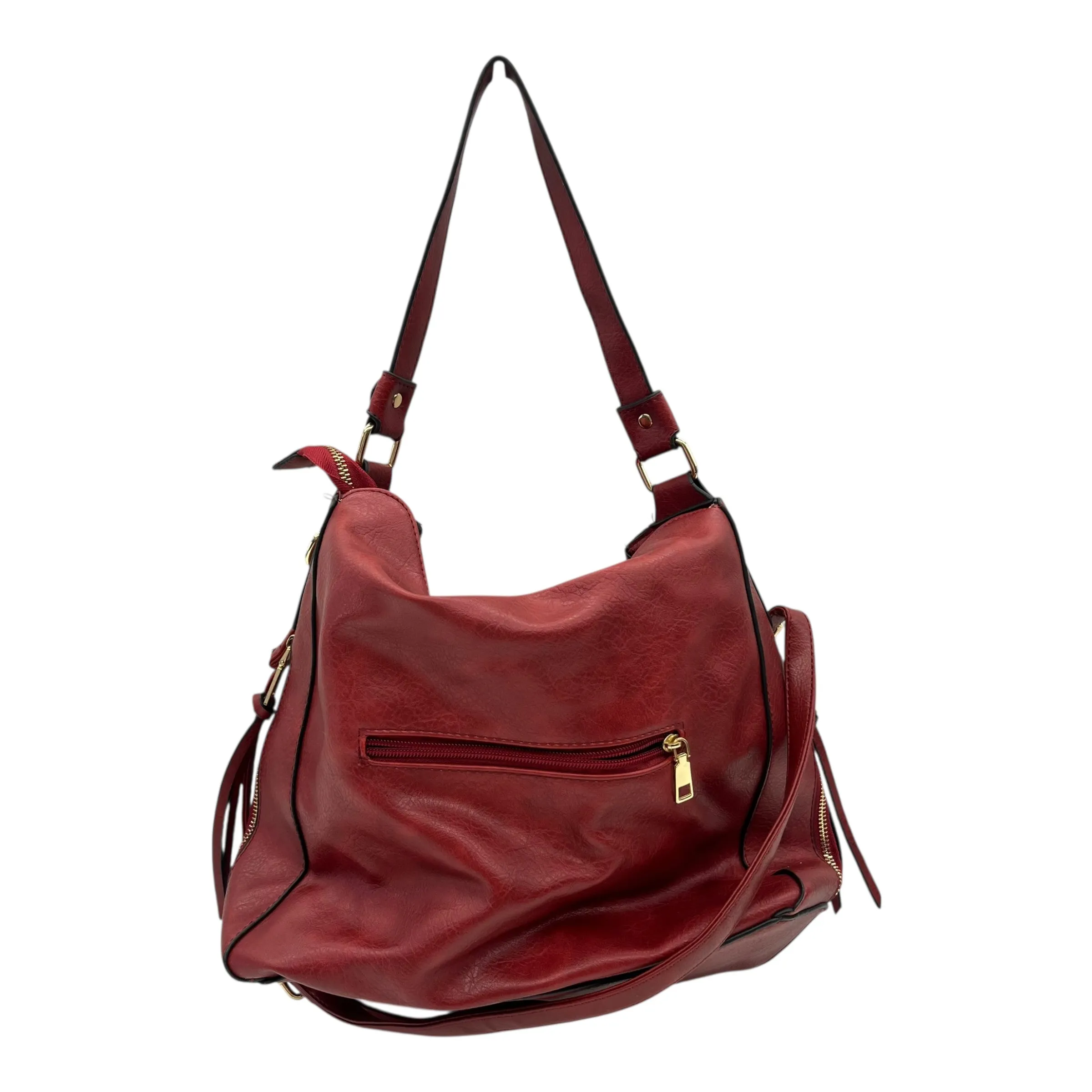 Handbag By Clothes Mentor In Red, Size:Medium