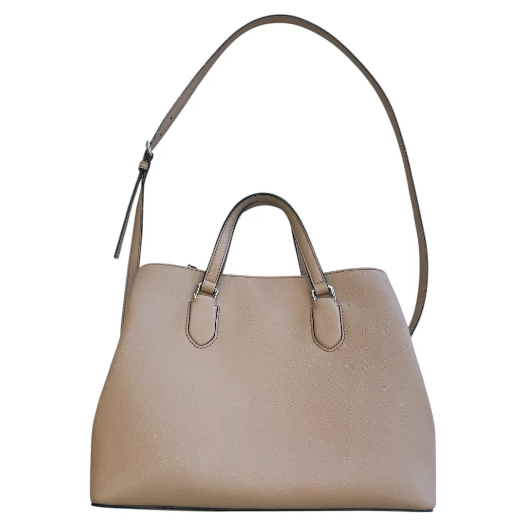 Handbag Designer By Kate Spade In Tan, Size:Medium