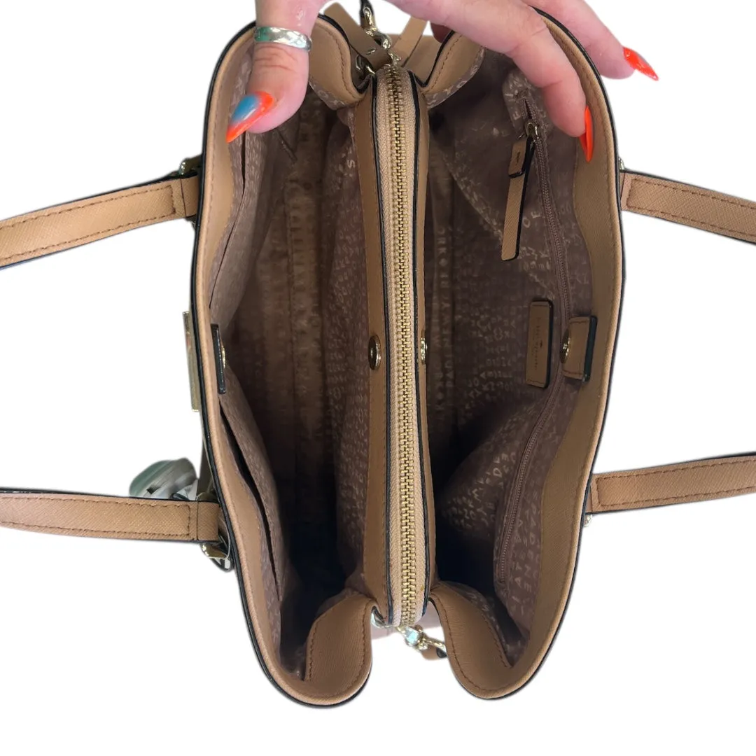 Handbag Designer By Kate Spade In Tan, Size:Medium