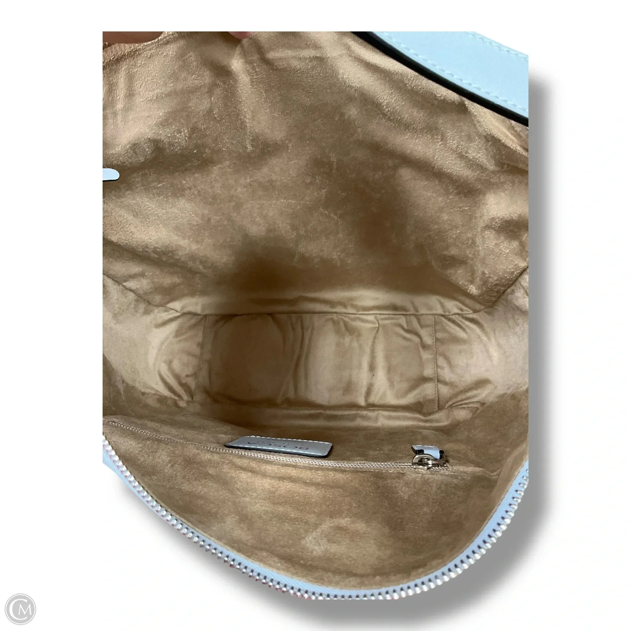 Handbag Leather By Cma, Size: Large