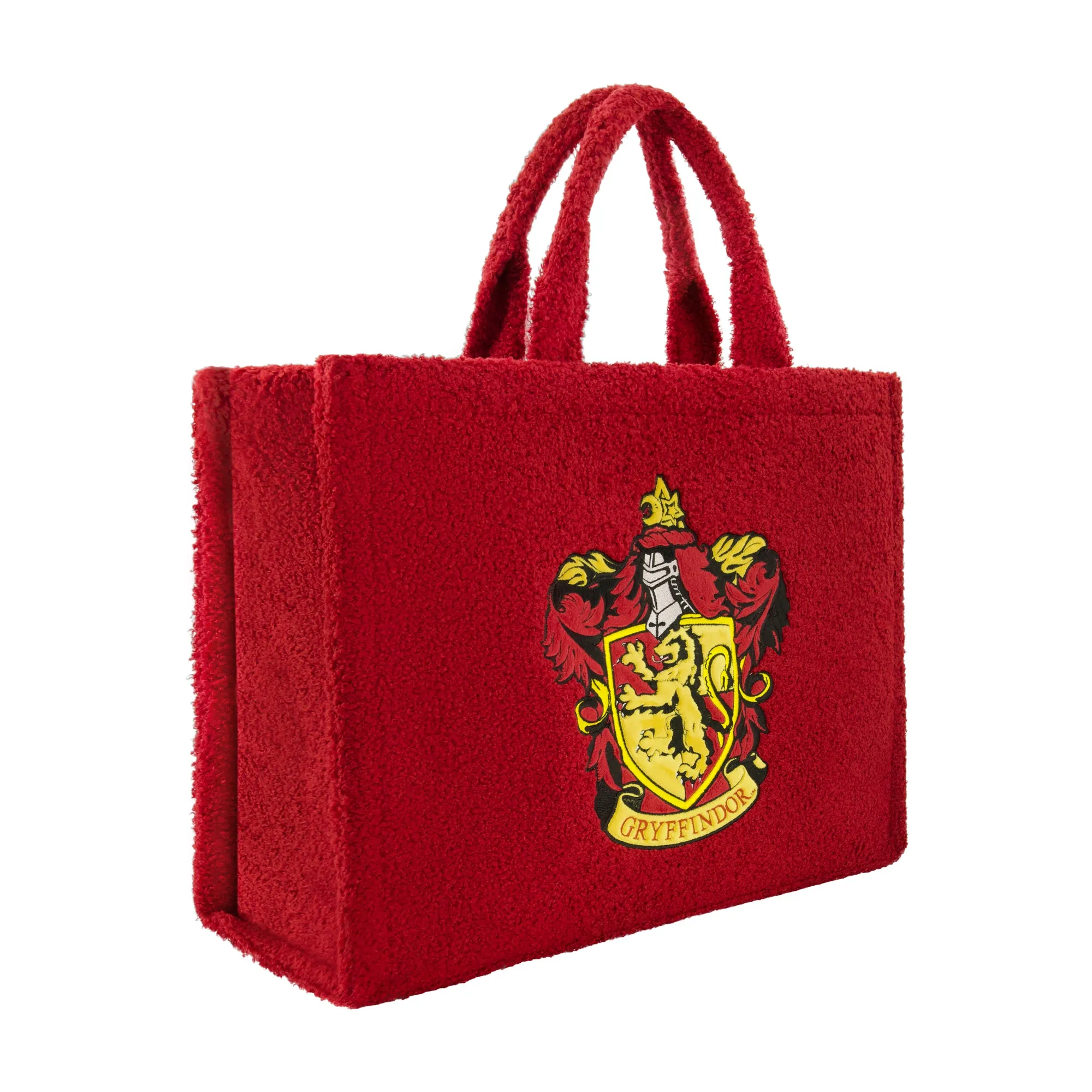 Harry Potter Gryffindor Crest Sherpa Travel Tote with Trolley Strap