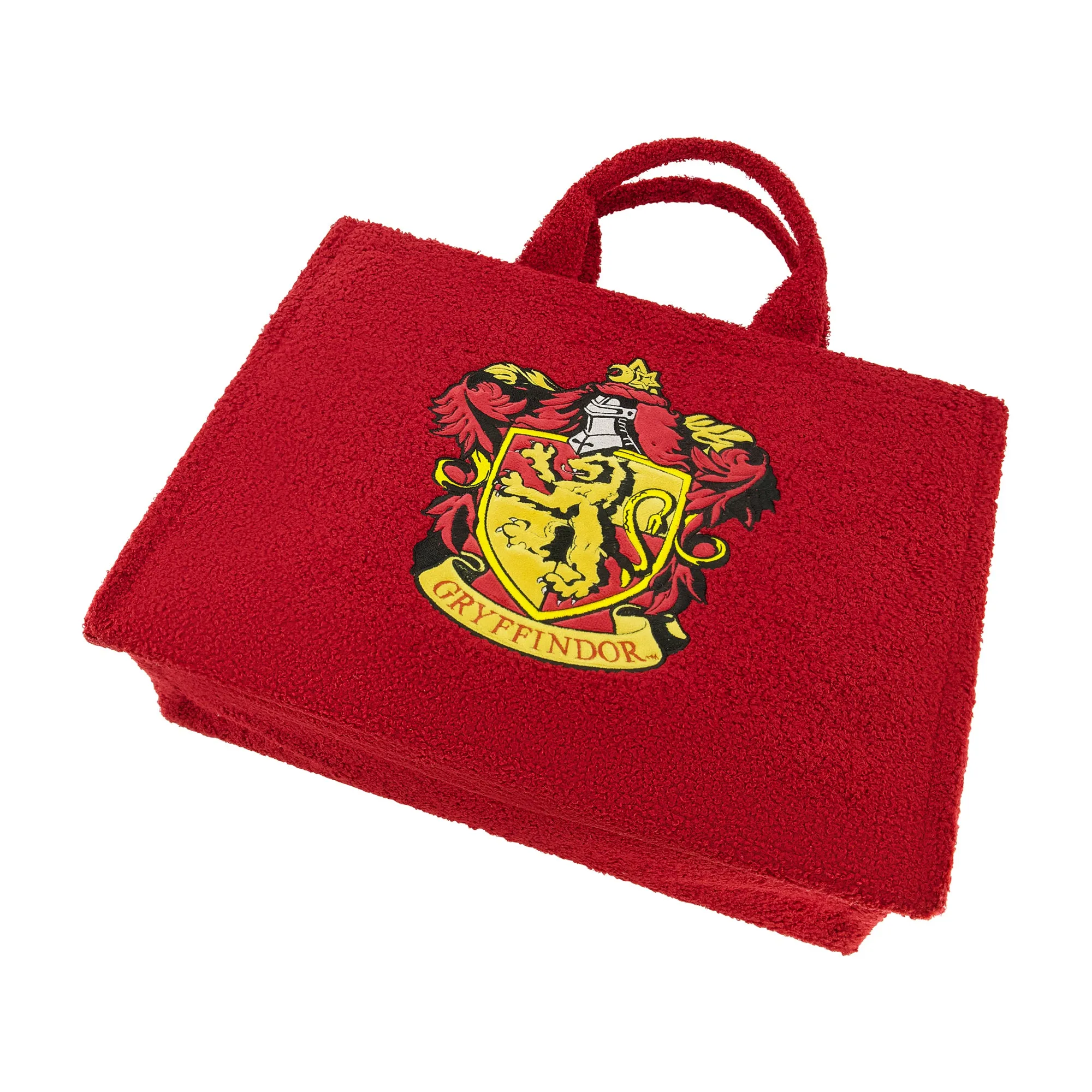 Harry Potter Gryffindor Crest Sherpa Travel Tote with Trolley Strap