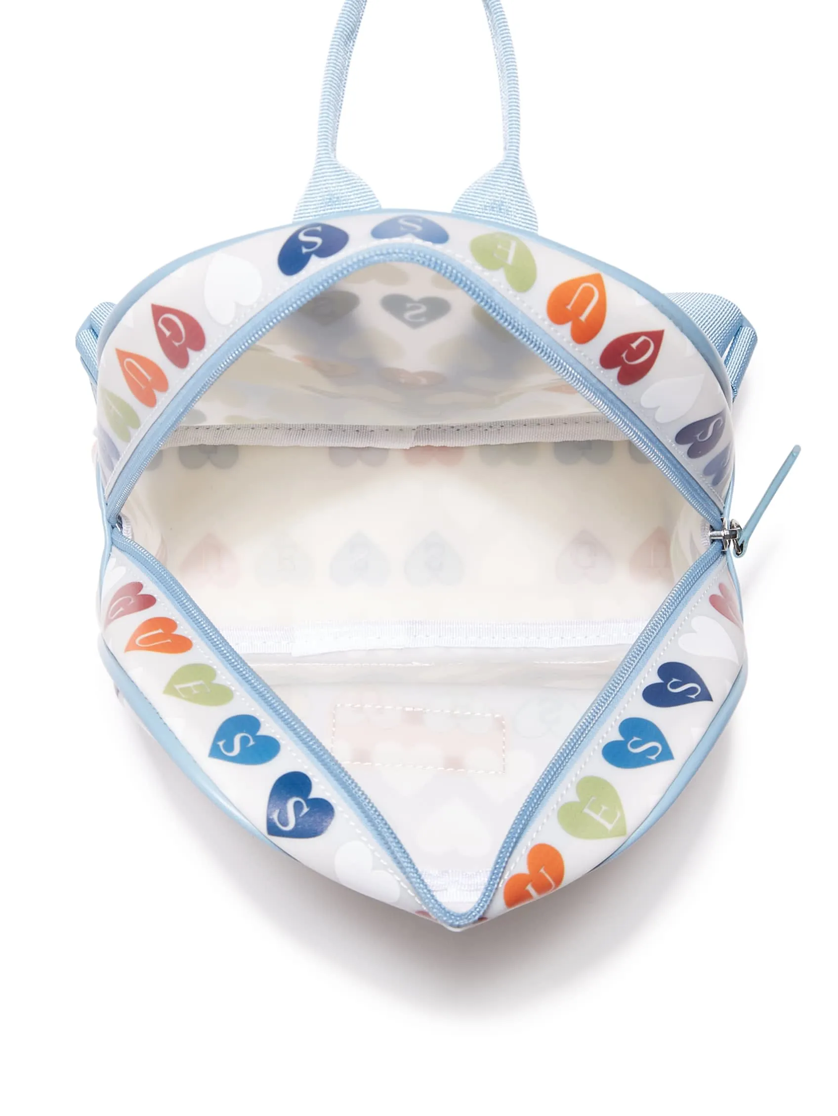 Heart Print Jelly Backpack