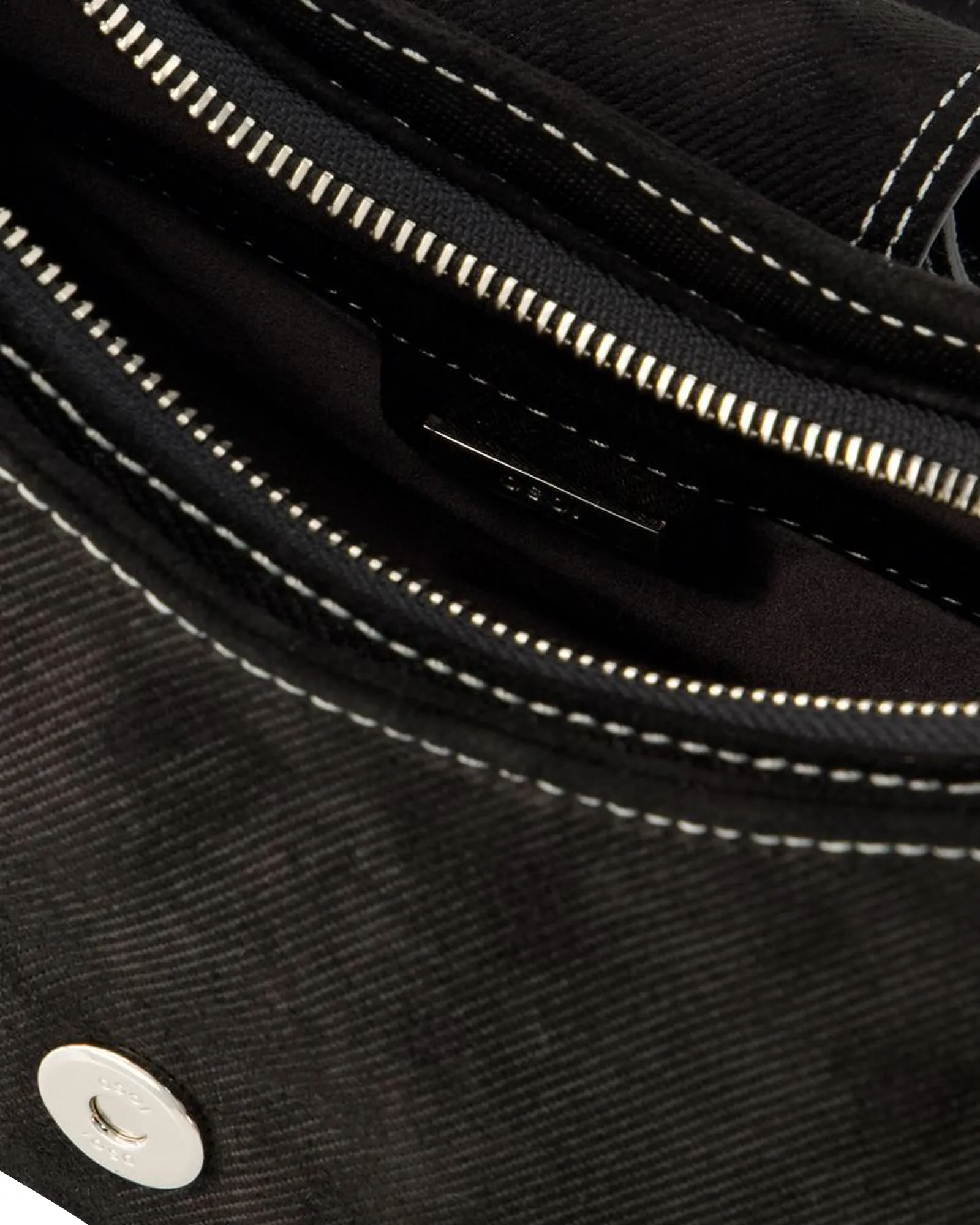 Hobo Brocle Bag - Osoi - Leather - Black