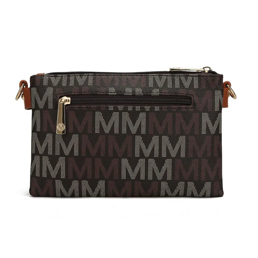 Ishani Five Compartments M Signature Crossbody Bag