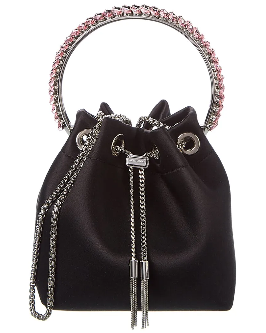 Jimmy Choo Bon Bon Satin Bucket Bag