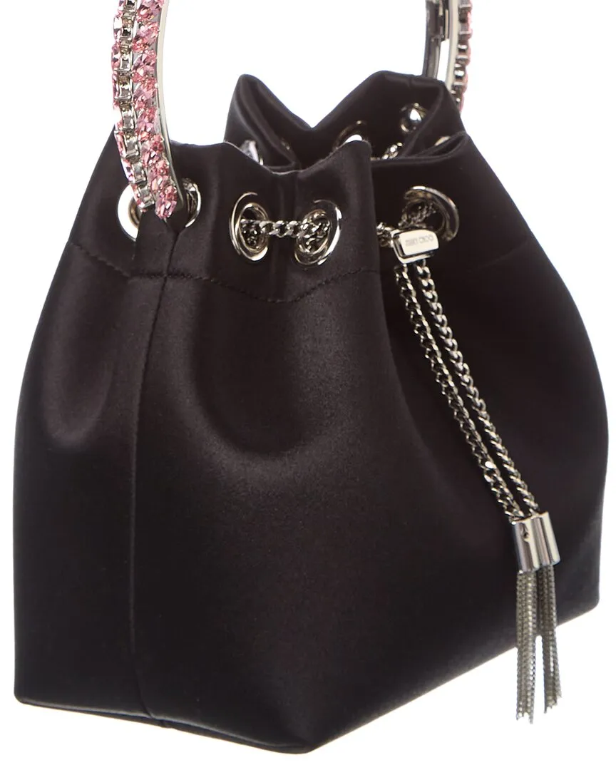 Jimmy Choo Bon Bon Satin Bucket Bag