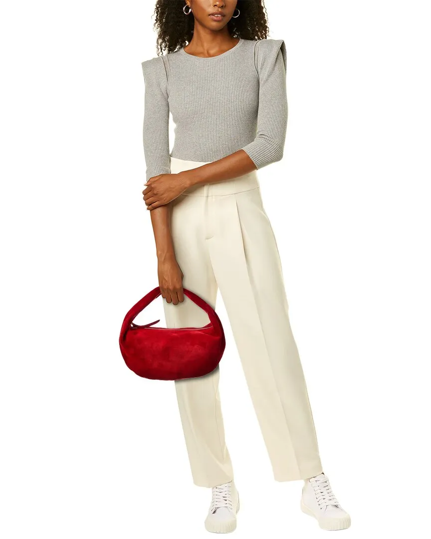 KHAITE Olivia Medium Suede Hobo Bag