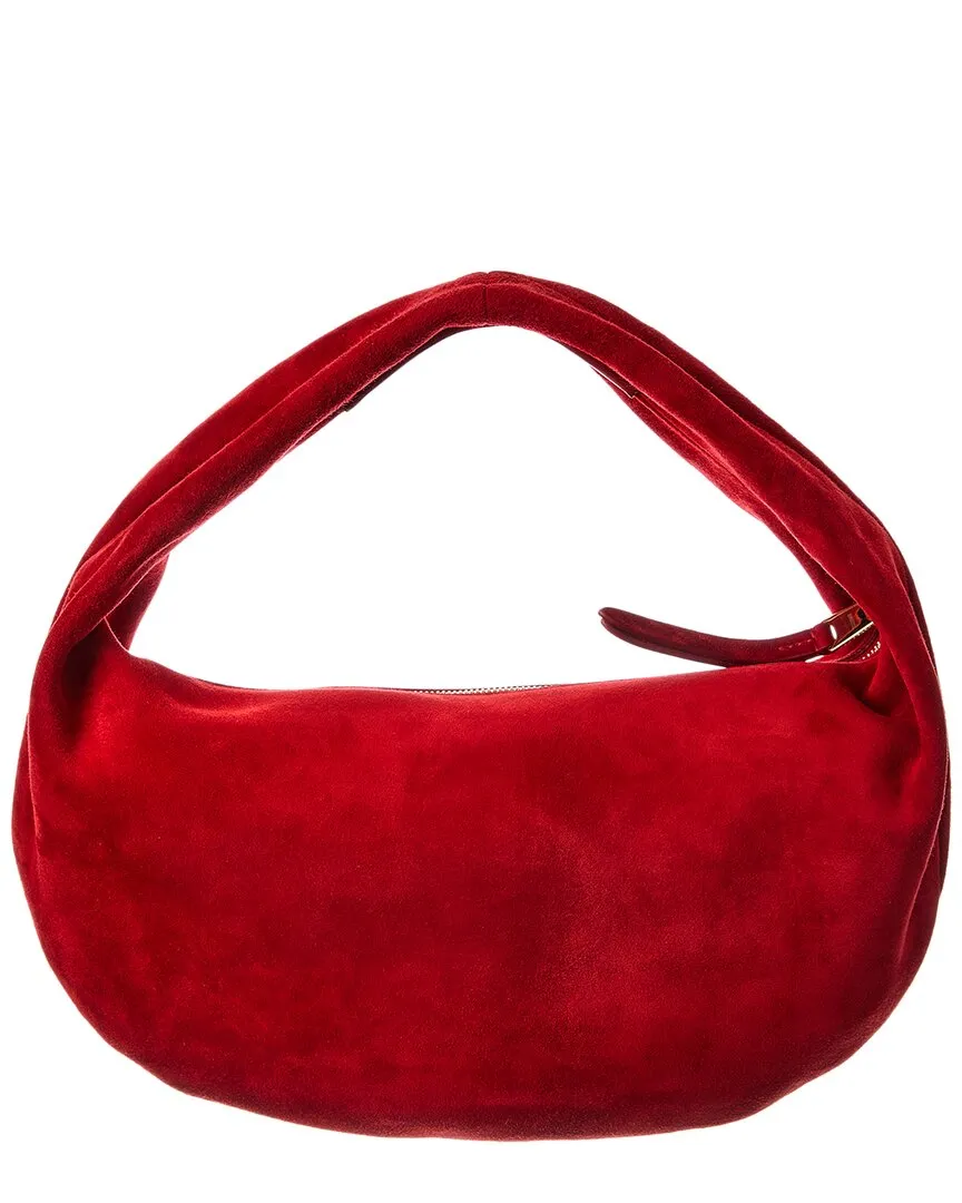 KHAITE Olivia Medium Suede Hobo Bag
