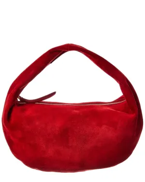 KHAITE Olivia Medium Suede Hobo Bag
