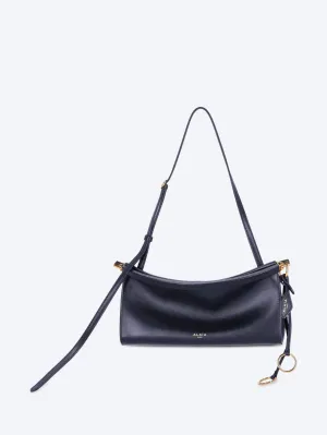 Le click east west glossy calfskin bag
